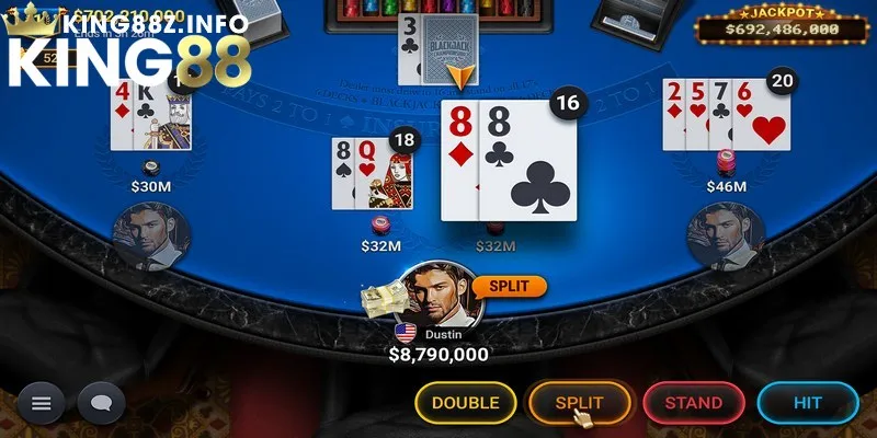 Cách Chơi Blackjack Đơn Giản Gần Gũi Với Hội Viên King88